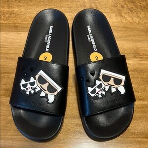 Karl Lagerfeld Pool Slides